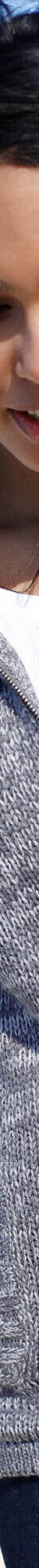 Gilet zippé fourré maille moulinée (gris chiné) Gilet zippé fourré maille moulinée (gris chiné)